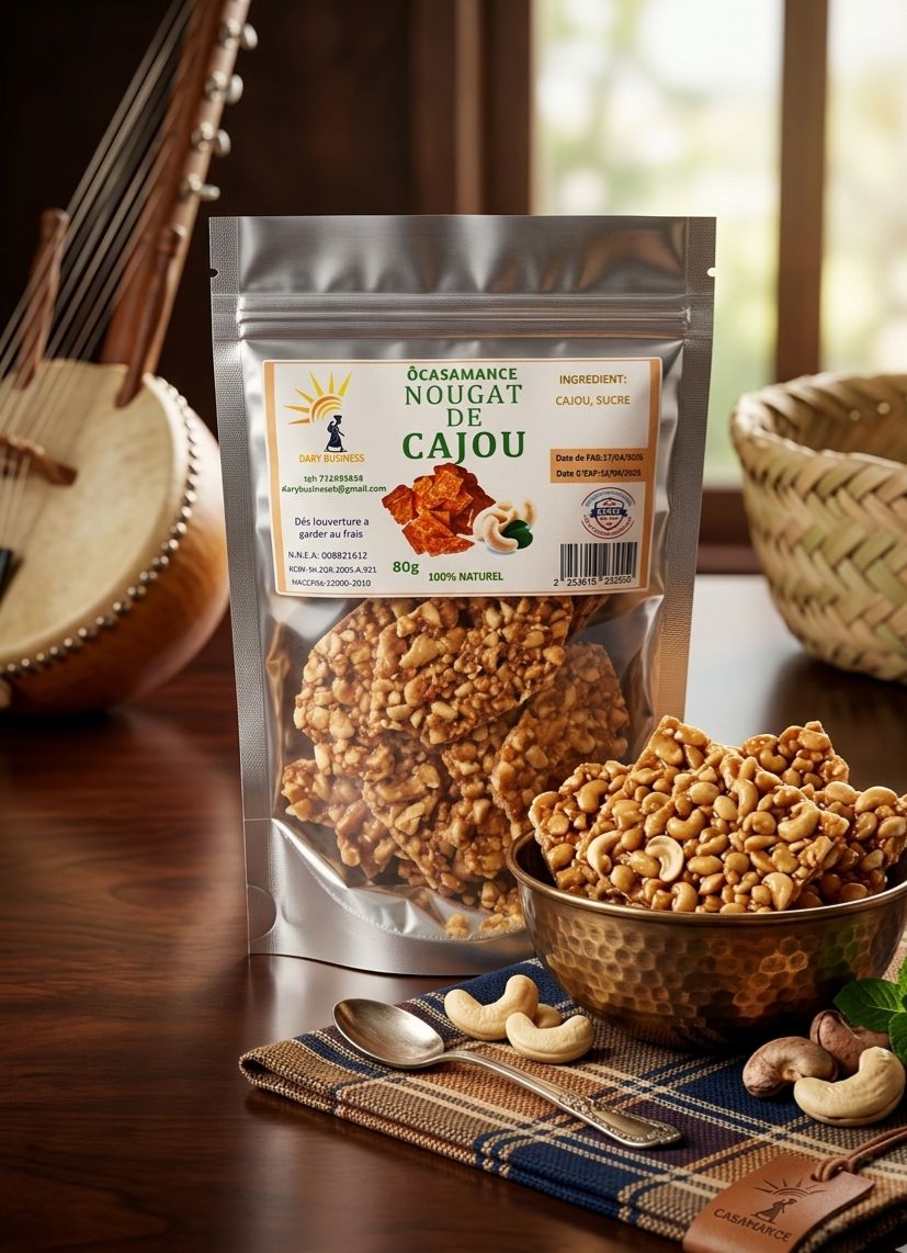 NOUGATINE DE CAJOU 80G